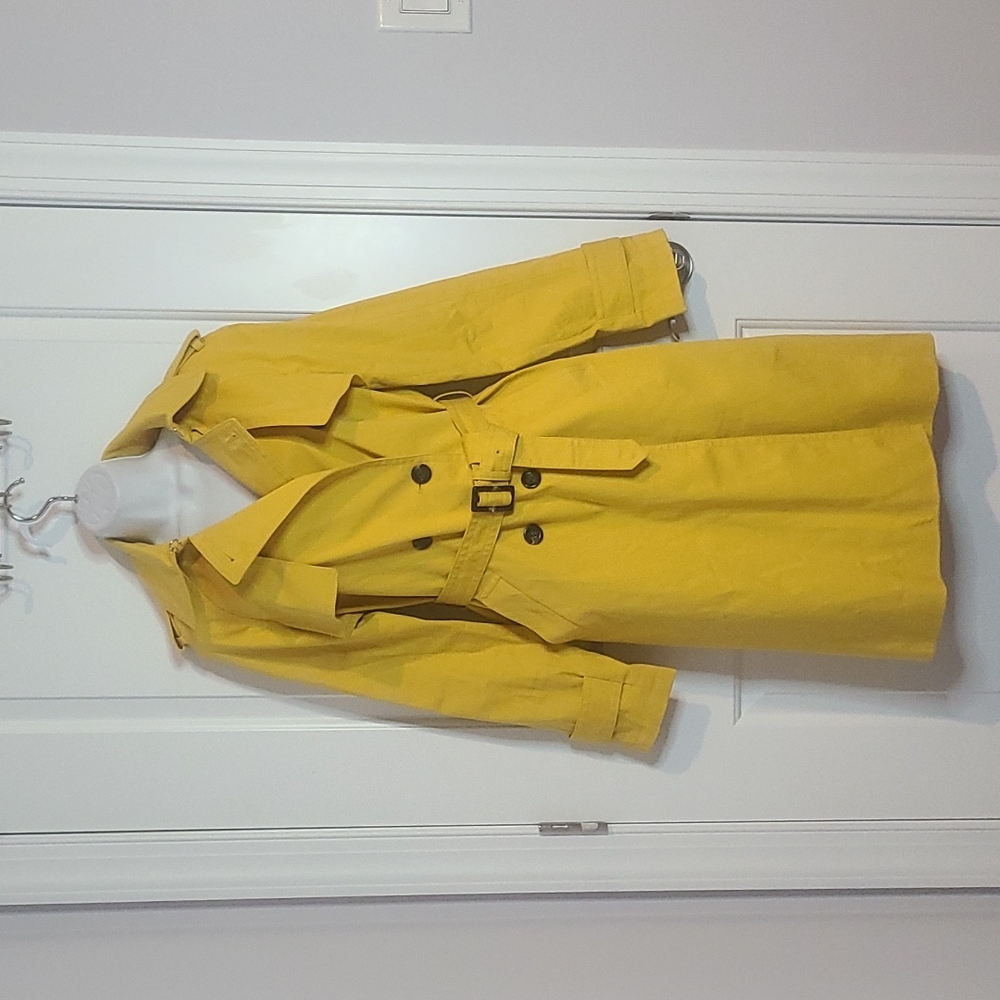 Ann Taylor Yellow Trench